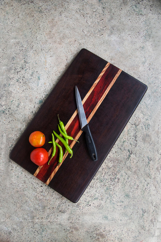 Kalaimadu (White Oak -Padauk stripes)