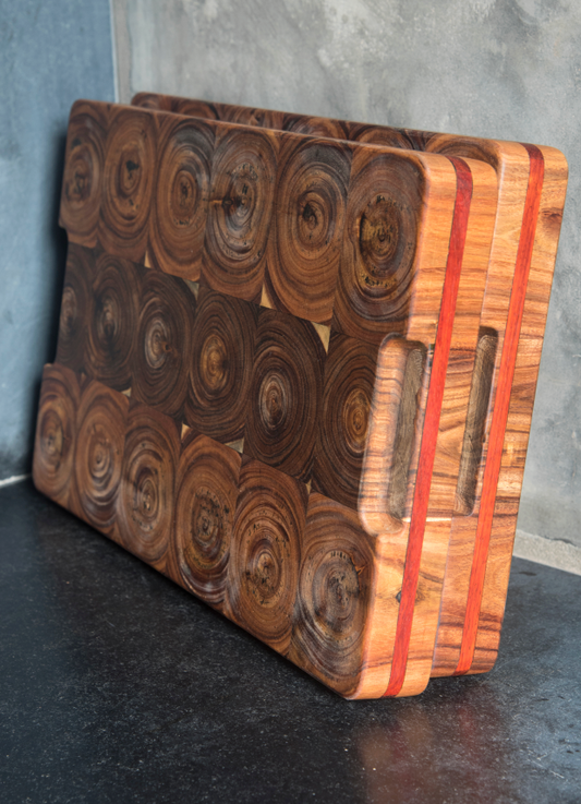 End-Grain Acacia Chopping Board